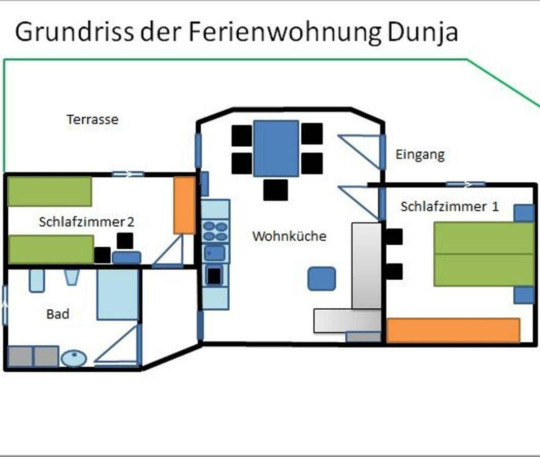Ferienwohnung Dunja ヴィンターベルク エクステリア 写真